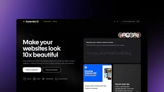 Shadcn + Framer Motion = Aceternity UI