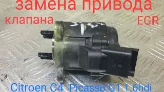 Ремонт ЕГР на дизельном ДВС. Все основные действия.Ситроен/Пежо.