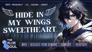 Guardian Angel Protects You From Your Demons ASMR [M4A] [Soothing] [Comfort] [Heartbeat]