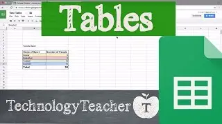 How to Make a Table in Google Sheets for Teachers and Students
