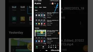 Playit Player in Privacy Folder. 