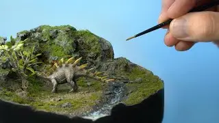 Creating a Diorama from a Cheap Dinosaur Toy