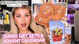 REVOLUTION X GINGY ADVENT CALENDAR & SHREK CHRISTMAS GIFT SETS UNBOXING | Luce Stephenson