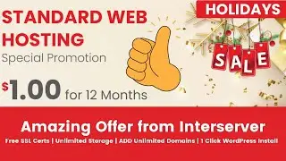I bought Unlimited Web Hosting For 12 Months at Just $1 Dollar