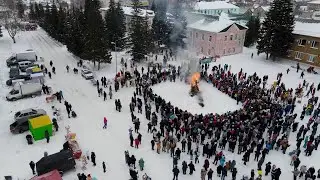 Масленица в селе Иглино