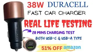 BEST CAR CHARGER REAL LIFE TESTING VIDEO DURACELL