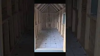 The inside of the coop is looking clean.... but not for long. 