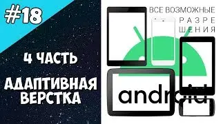 Android Studio создание игры 18: Адаптивная верстка андроид (4 часть). Дизайн android приложения.