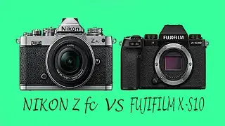 Which one is Better? Nikon Z fc vs Fujifilm X S10 | Camera Comparison