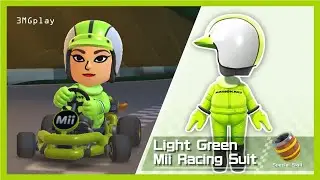 Mario Kart Tour | Light Green Mii Racing Suit (Wave 35)