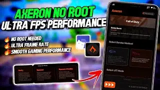 Enable Ultra FPS Performance | Stable FPS & PERFORMANCE | No Root