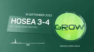 Gracewords | September 18 2022 | HOSEA 3-4
