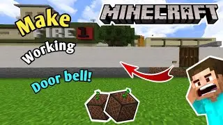 how to make a working doorbell in minecraft#technogamerz #technoblade