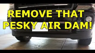 [HOW TO] Remove Air Dam on 2014-2018 GMC Sierra (EASY)