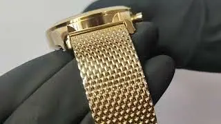 Pulseira Mesh Banhado A Ouro Relógio Invicta 25224 original