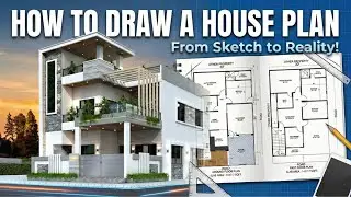 How to read & draw a house plan when it has been given | 