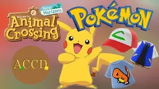 Top 20 Pokemon Clothes! Clothes In Animal Crossing (Ash Cup and Vest!) [Design Codes]