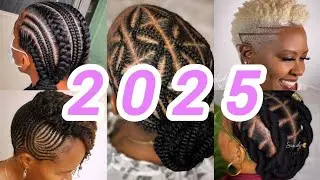 🔥Easy Natural Braided Cornrow Styles | Top Braiding Ideas On Natural Hair