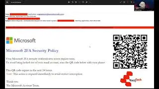 Microsoft QR Code 2FA Phishing Scam