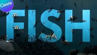 How to Put Video Inside Text in Canva (EASY & Fast!)