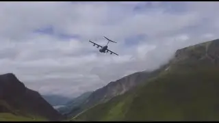 A400M LOW LEVEL IN THE MACH LOOP 'DREAD 79'