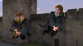 Harry Potter: Hogwarts Mystery Player and Merula Flying Scene