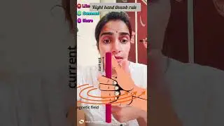 Right hand thumb rule|#viralvideo #trendingonshorts #shorts #shortsfeed #physics #viralshort