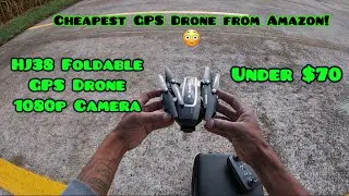 Cheapest GPS Drone on Amazon! 😯 - HJHRC HJ38 Drone With 1080p Camera