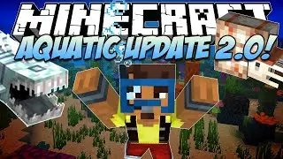 Mod Showcase | AQUATIC UPDATE 2.0! (New Corals, Aquatic Animals, & More!) | Minecraft 1.20.1