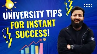 Advice I wish I got 8 years ago - My Advice For University Students