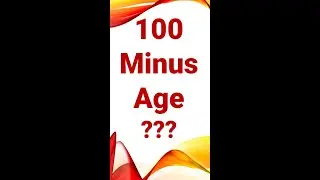 100 minus age Rule
