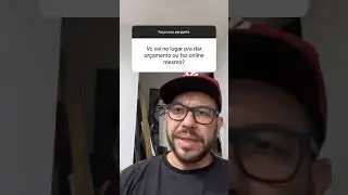 Sobre orçamento!