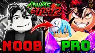 GOING NOOB TO PRO GETTING EVERY META UNIT in Anime Story 2!!! Full Movie!! (Roblox)