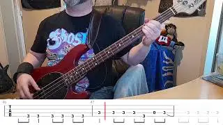 Steel Panther - Party All Day (Bass Cover with Bass Tabs)