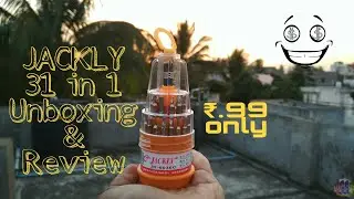 Jackly 31 in 1 Screwdriver set Unboxing and Review || ShopClues ||