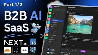 Create a B2B AI SaaS with Next.js, React, Arcjet,  Kinde, oRPC, Prisma, Tailwind (Part 1/2)