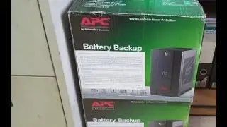Unboxing and the installation of APC Back UPS 700