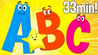 ABC Songs for Kids | A to Z (Uppercase) | ​​🌈 Super Simple ABCs