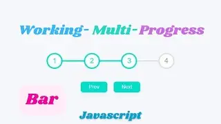 Multi step progress bar by using html css and JavaScript #Javascript #css #coding