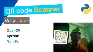 Create your QR code scanner in python 