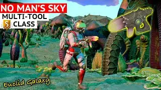 Dark Green Alien Multi-tool in No Man's Sky