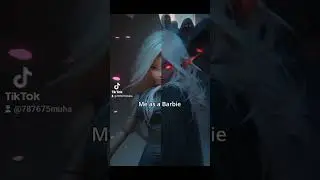 девушка демон и барби, 🖤❣️🖤