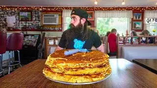 OVER 1,000 PEOPLE HAVE FAILED THIS PANCAKE CHALLENGE IN VERMONT | BeardMeatsFood