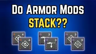 Do Armor Mods Stack?? Armor 1.0 + 2.0 Testing (Destiny 2 Shadowkeep)