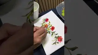 IDEA FÁCIL con stencil 🖌🎨 #Short #ArteTerapia #Artetips