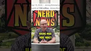 Jimmy Kimmel is worried about his Future? #talkshow #jimmykimmel #latenight #nerdnews #shorts