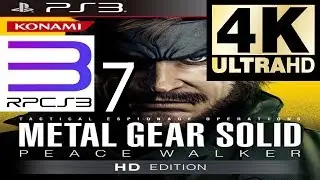 Metal Gear Solid Peace Walker HD 4K PS3 RPCS3 EMULATOR PART 7 | XEON X5650 3.6 GHz + GTX 970 + 8 GB