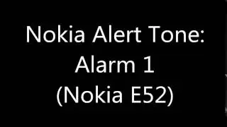 Nokia Alert Tone - Alarm 1 (Nokia E52)