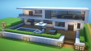 ✔ Minecraft | Modern House Tutorial / Modern Ev Yapımı