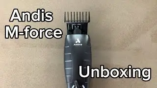 Andis M-force trimmer un-boxing.